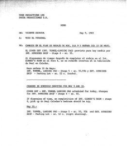 Memo_schedule_change_5_9_83