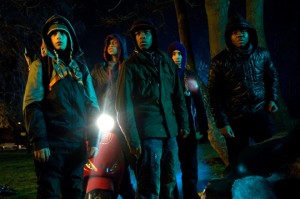 Slum kids in London face aliens in Attack the Block (2011)