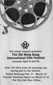 Advertisement for 1981 Hong Kong International Film Festival