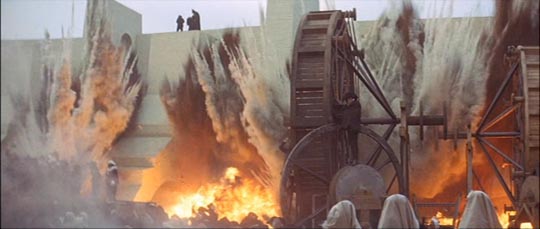 The walls of Loudun come down in Ken Russell's The Devils (1971)