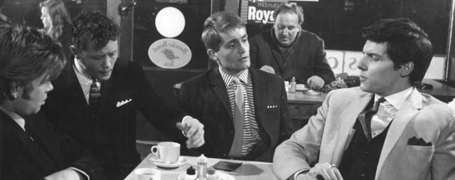 The Boys (1962): Ronald Lacey, Dudley Sutton, Tony Garnett and Jess Conrad