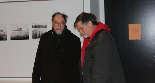 Dave Barber and our mutual friend Howard Curle at the premiere of my documentary Carfree (2014)