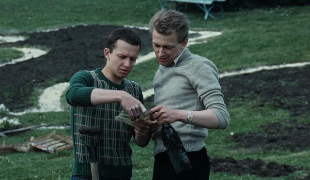 Witek, serving his sentence, discovers a note left by a previous victim of the system in Blind Chance (1981)