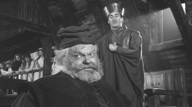 Orson Welles as Shakespeare's tragicomic buffoon Falstaff in Chimes at Midnight (1965)