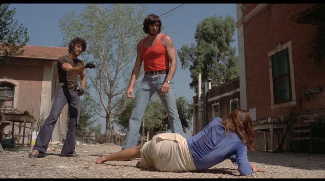 Perhaps the most intensely disturbing scene in Bava's filmography: the brutal humiliation of Maria (Lea Lander) in Rabid Dogs 1974)