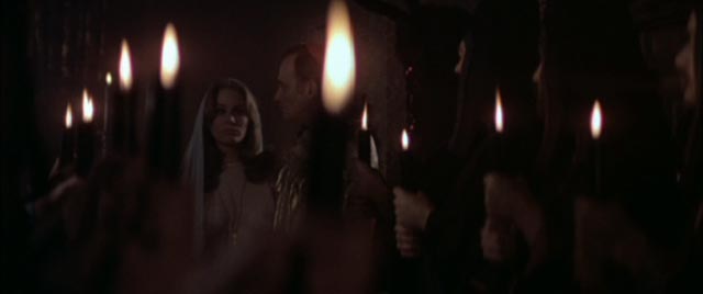 Karen Black at the subdued Black Mass in Harvey Hart's The Pyx (1973)