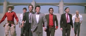 Buckaroo Banzai and the Hong Kong Cavaliers in W.D. Richter's The Adventures of Buckaroo Banzai Across the 8th Dimension (1984)