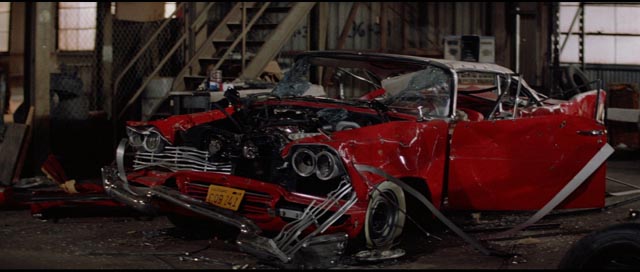 Christine, the classic Plymouth Fury which possesses high-schooler Arnie in John Carpenter's Stephen King adaptation