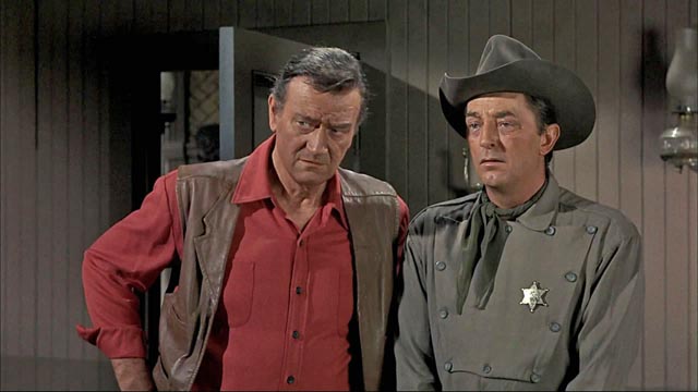 John Wayne and Robert Mitchum add their star authority to Howard Hawks' leisurely western, El Dorado (1966)