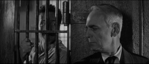 Paul Stewart as reporter Jensen, Brooks' spokesman in the film In Cold Blood (1967)