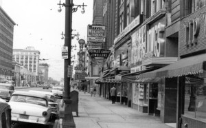 The Capitol marquee on Portage Avenue in the '60s (Winnipeg Archive)