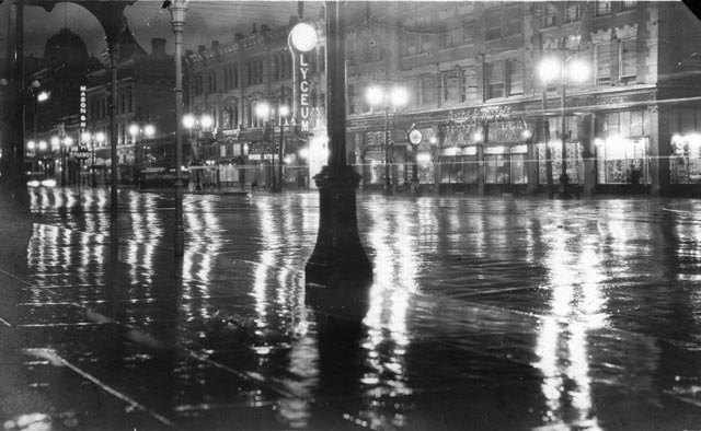 The Lyceum theatre in Winnipeg, known for double and triple bills of horror movies