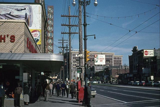 The Starland Theatre on Main Street, gone now and replaced by the new offices of the Winnipeg Regional Health Authority