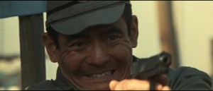 Bunta Sugawara as Shozo Hirono, the violent spirit of Japanese post-war economic recovery in Kinji Fukasaku's Battles Without Honor and Humanity