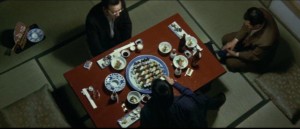 Formal behaviour viewed from a skewed angle in part 5 of Kinji Fukasaku's Battles Without Honor and Humanity: Final Episode