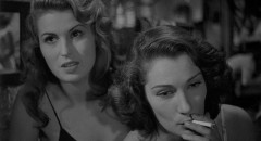 Silvana Mangana and Doris Dowling as two women trying to survive in postwar Italy in Giuseppe De Santis' Bitter Rice (1949)