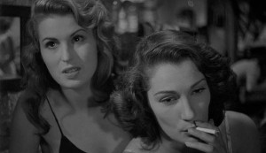 Silvana Mangana and Doris Dowling as two women trying to survive in postwar Italy in Giuseppe De Santis' Bitter Rice (1949)