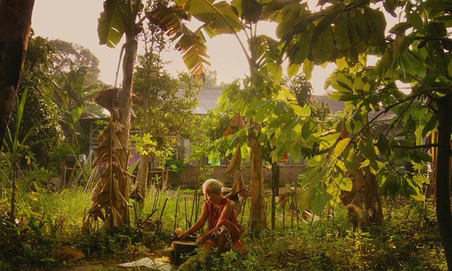 Adi's mother, stoically living for decades among those who murdered her son in Joshua Oppenheimer's The Look of Silence (2014)