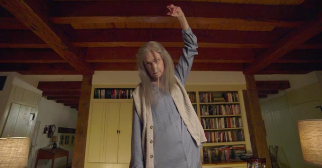 Nana (Deanna Dunagan) has one of her "turns" in M. Night Shyamalan's creepy The Visit (2015)