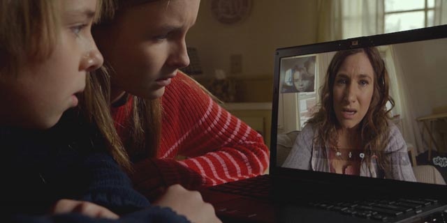 A mother's nightmare: instant digital access to her kids, but no way to get them out of imminent danger in M. Night Shyamalan's The Visit (2015)