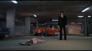 Alain Delon as cold-blooded killer Scorpio in Michael Winner's 1973 thriller