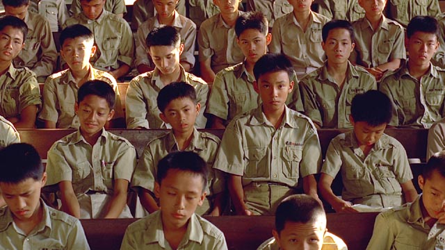 Si'r in the oppressively regimented environment of school in Edward Yang's A Brighter Summer Day (1991)