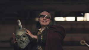 Michael Ironside as Zeus, the vicious ruler of the wasteland in Turbo Kid (2015)