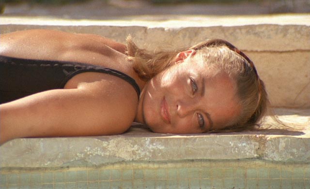 Romy Schneider as Marianne in Jacques Deray's La Piscine (1969)