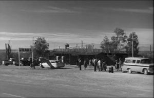 Father Murphy's church-on-wheels in rural Arizona in Ralph Nelson's Lilies of the Field (1963)