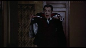 Robert Quarry as the vampire in Bob Kelljan's The Return of Count Yorga (1971)