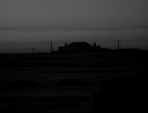 Mary's first view of the Saltair pavilion from the highway in Herk Harvey's Carnival of Souls (1962)