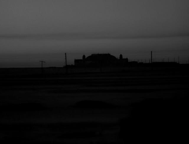 Mary's first view of the Saltair pavilion from the highway in Herk Harvey's Carnival of Souls (1962)