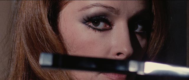 Nieves Navarro, aka Susan Scott, in Luciano Ercoli's Death Walks on High Heels (1971)