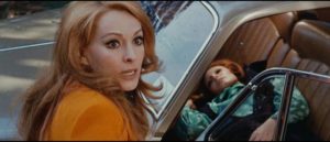 Susan Scott terrorized in Luciano Ercoli's Death Walks at Midnight (1972)