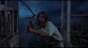Neville Brand as crazed hotel owner Judd in Tobe Hooper's Eaten Alive (1976)