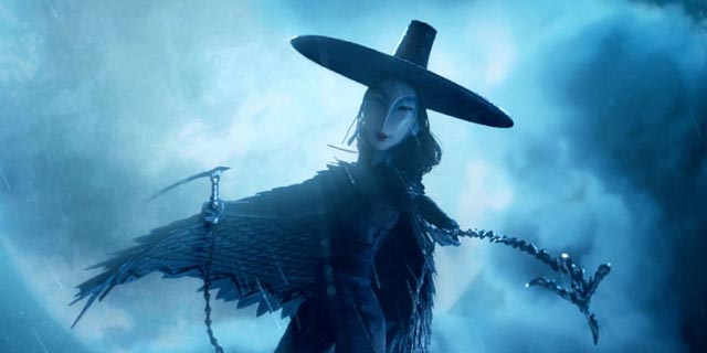 One of the Moon King's nasty daughters (Rooney Mara) in Travis Knight's Kubo and the Two Strings (2016)