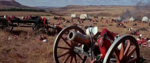 The aftermath of the battle at Isandhlwana at the start of Cy Endfield's Zulu (1964)