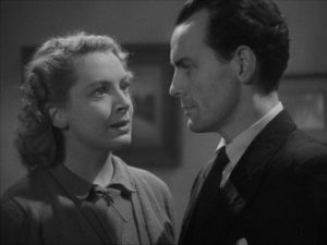 Economic stresses put a strain on love in John Baxter's Love on the Dole (1941): Deborah Kerr and Clifford Evans