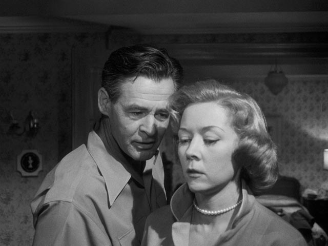 Robert Ryan with neighbour Gloria Graham in Robert Wise's Odds Against Tomorrow (1959)