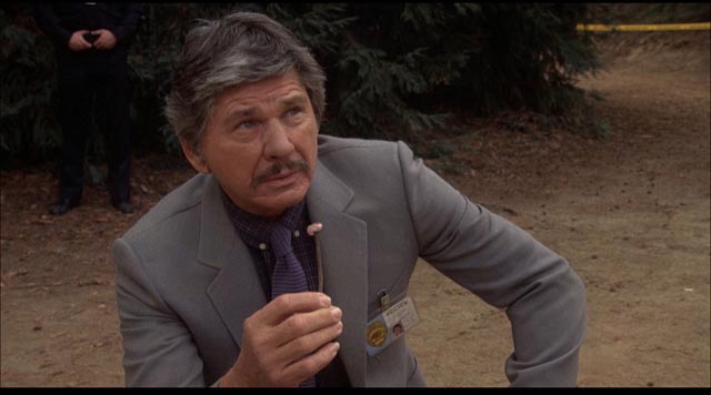 Charles Bronson as Det. Leo Kessler in J. Lee Thompson's 10 to Midnight (1983)