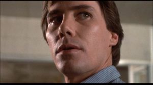 Gene Evans as serial killer Warren Stacy in J. Lee Thompson's 10 to Midnight (1983)