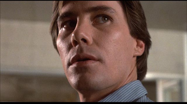 Gene Evans as serial killer Warren Stacy in J. Lee Thompson's 10 to Midnight (1983)