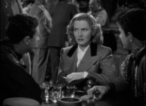 Bonnie takes the minds of a couple of pilots off their work in Howard Hawks' Only Angels Have Wings (1939)