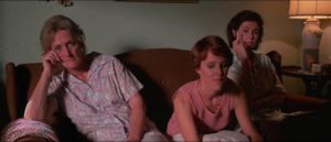 The women on the fringes of Brad Sr.'s criminal life: Eileen Ryan, Mary Stuart Masterson, Millie Perkins in James Foley's At Close Range (1986)