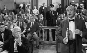 Two Hollywood Titans acting up a storm: Spencer Tracy and Frederic March in Stanley Kramer's Inherit the Wind (1960)