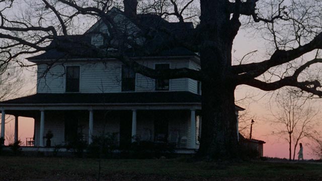 The pastoral opening shot of Frederick R. Friedel's Axe (1974): an illusion of peace concealing horrors to come