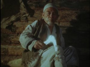 The life of Tsai (Kasym Zhakibayev) is consumed by a hatred which spans generations in Ermek Shinarbaev’s Revenge (1989)