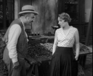 Panisse (Fernand Charpin) offers to save Fanny from social shame in Marc Allégret's Fanny (1932)