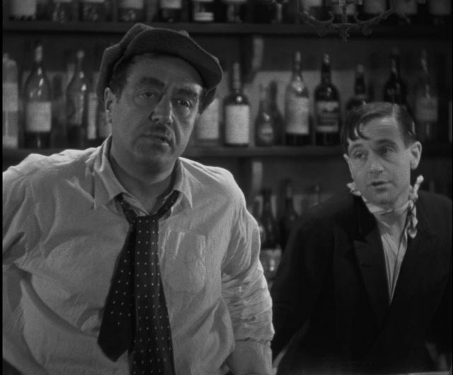 Raimu as bar owner César and Pierre Fresnay as his son Marius in Marcel Pagnol's Marseilles Trilogy