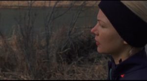 Gina (Michelle Williams) maintains tight control over herself in order to hold her family together in Kelly Reichardt's Certain Women (2016)